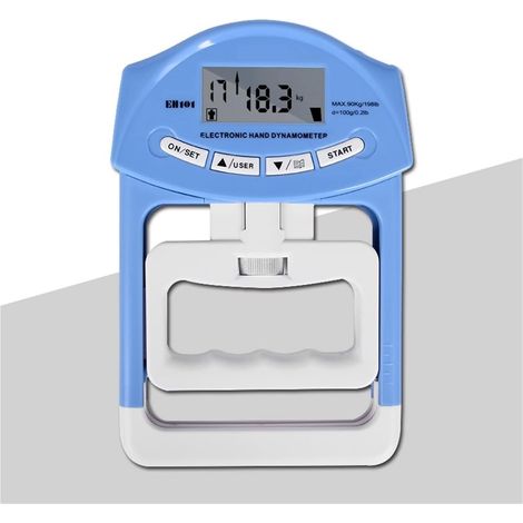 Digital Handdynamometer -Grifffestigkeit Messmesser Auto erfassen Handgriffe 200 lbs / 90 kg