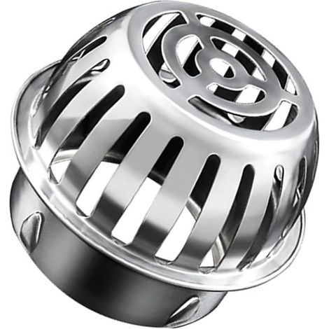 2 pièces Filtre Gouttière Inox Anti bouchage pour Descente Eau Protection Terrasse et Toit Couvercle Drainage Extérieur et Pratique (1/5)