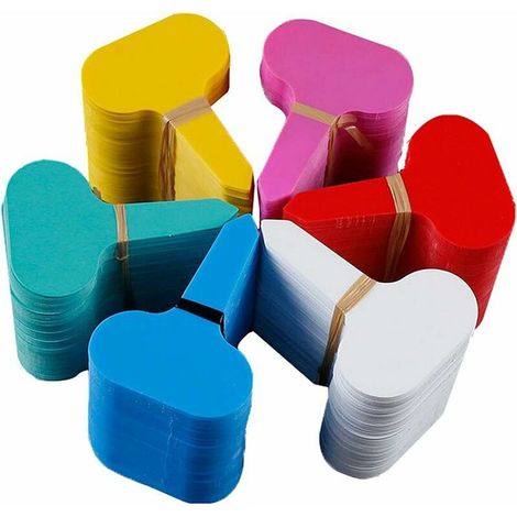 300 pièces étiquettes en plastique de type T, étiquettes de jardinage étanches, marqus de plantes et étiquettes (1/5)