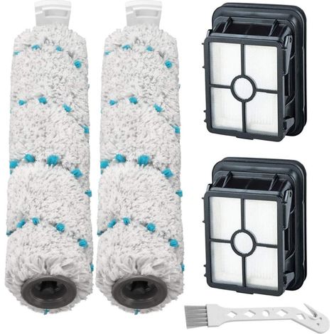 Rouleau Brosse Multi-Surfaces - Filtre Sous Vide H12 - Compatible Avec Aspirateur CrossWave Wireless Max - 2787 Pièces + 21866 Pièces (1/5)