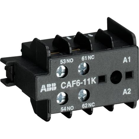 Contact Auxiliaire frontal 1NO+1NF pour mini Relais K GJL1201330R0001 ABB 09479