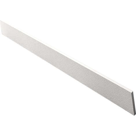Plinthe pour receveur de douche Poalgi, blanc Blanco, L.15 x l.180 cm, finition sable