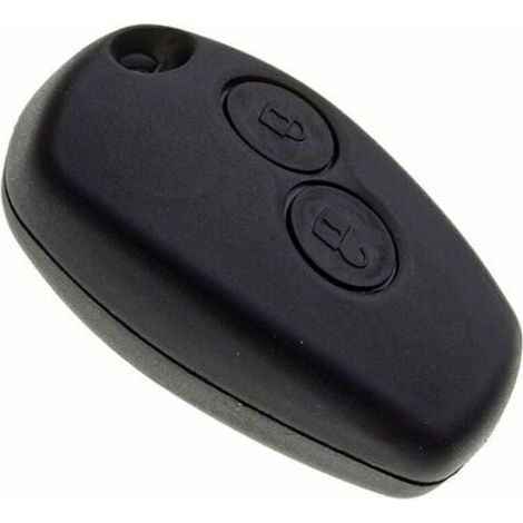 Guscio chiave senza lama compatibile con Dacia Logan, Sandero, Duster, Lodgy, Renault Trafic e Opel Vivaro con telecomando a 2 pulsanti