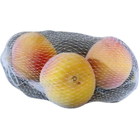Filet pêches jaune pâle 8x7cm (3 pièces)