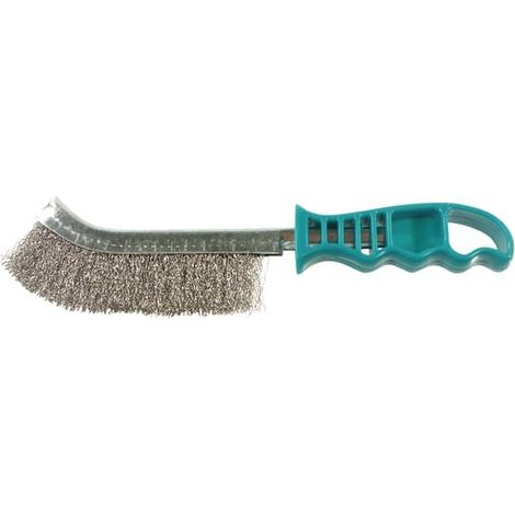 Brosse à main universelle fil acier inox ondulé 0,30mm-0008-462.391 - Osborn