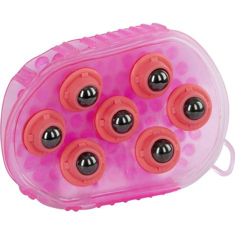 Gant De Massage - 7 Boules Métalliques Rotatives 360° - Pour Soulagement Des Douleurs Musculaires Et Circulation - 1 Pièce (1/5)