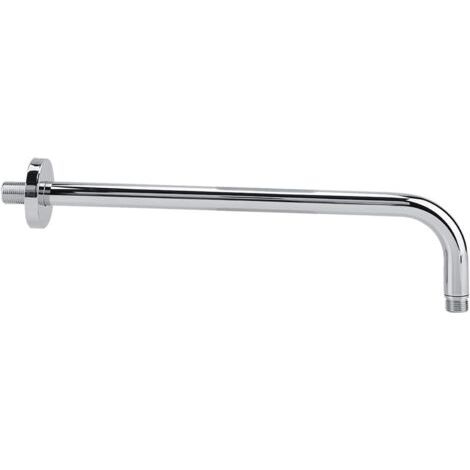 Bras de douche fixé au mur haut en acier inoxydable rond extra long bras de rallonge de douche tuyau accessoires de pommeau de douche au plafond garantie de qualité facile à utiliser (1/5)