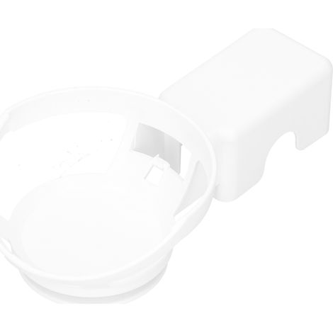Support Murale pour Enceinte Intelligente Echo Dot 4 - Support de Rangement Blanc