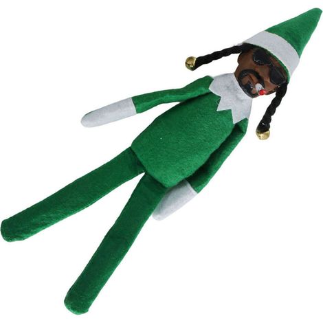 Poupée elfe de Noël de 25 cm en résine, peluche, décoration de Noël pour la maison, les fêtes et les festivals, verte, type B (1/5)