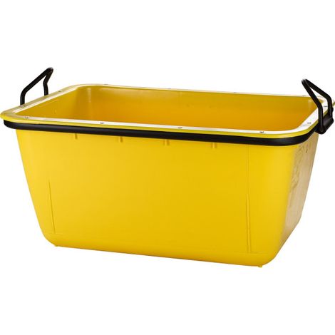 Bac à mortier 200 litres - jaune