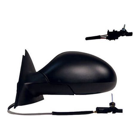 Rétroviseur manuel gauche noir Seat Ibiza 3 6L1 2002-2008