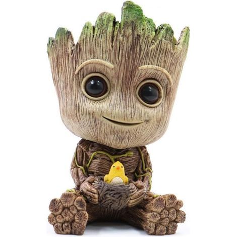 Figuras de Groot, Guardianes de la Galaxia, maceta, lindo modelo de bebé, portalápices de juguete, los mejores regalos de Navidad para niños. (1/4)