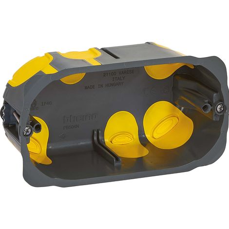 Boîte d'encastement Eco Batibox 4 postes Prof 50 BTICINO BTPB504NN