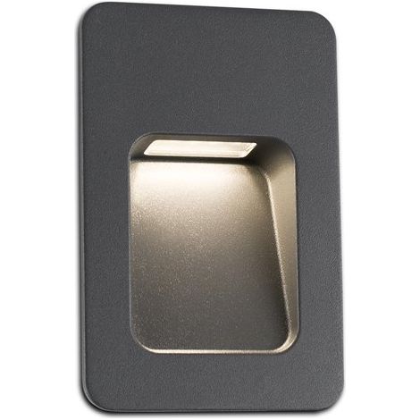 NASE Empotrable de pared gris oscuro 70399