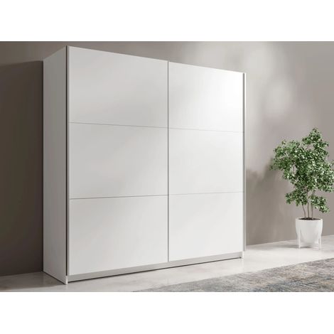 AX LIVING Kleiderschränke Weiß 200 cm – Adelna Schrank