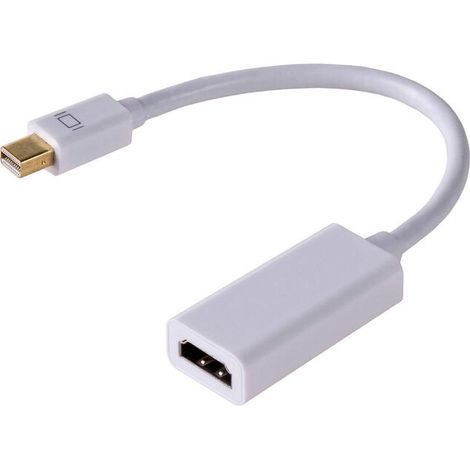 Adaptador mini DisplayPort HDMI Akyga AK-AD-38, convertidor DP 4K para monitor y portátil (F/M) (1/2)