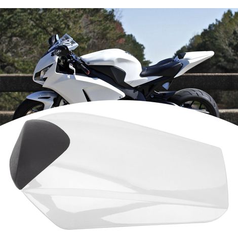 Weißer Soziussitzbezug für Honda CBR 1000RR Motorrad 2008-2016 (1/5)