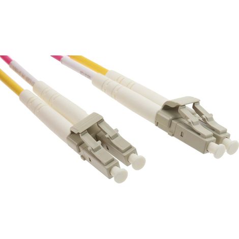 Câble fibre optique RS PRO 10m Avec connecteur / LC, OM4 Multi-mode ( Prix pour 1 ) (1/2)