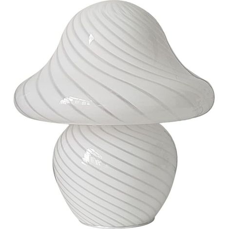 Lampe à poser Lampe en pierre et verre fumé Marron - Twill blanc tricolore gradation