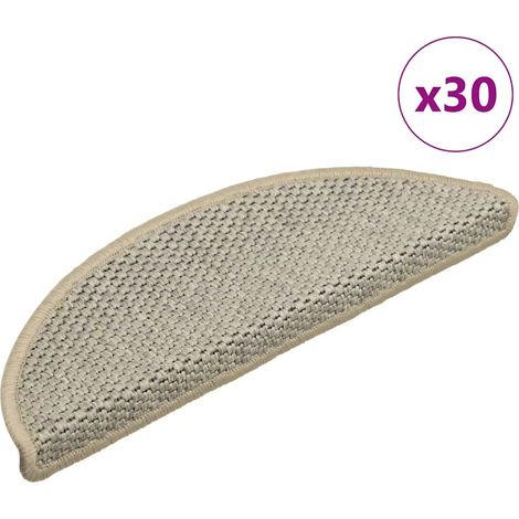 Stufenmatten Selbstklebend Sisal-Optik 30Stk. 56x17x3cm