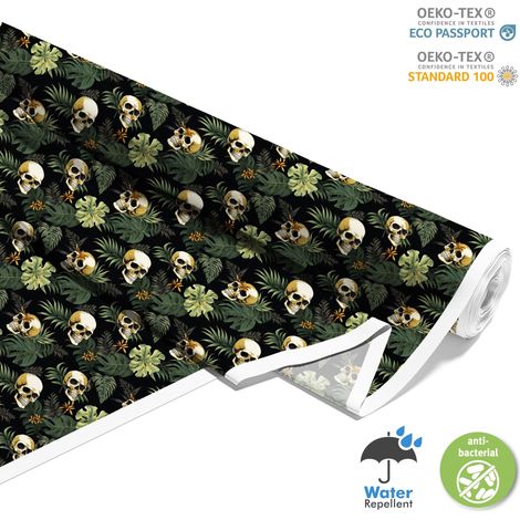 TESSUTI DECORATIVI PER ESTERNI OXFORD - Motivo Teschio I DX4130 (1/5)