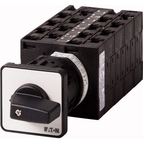 Inverseurs Contacts: 16 32 A plastron: 1-2 90 ° à accrochage encastré 000004508 EATON T3-8-8372/EZ