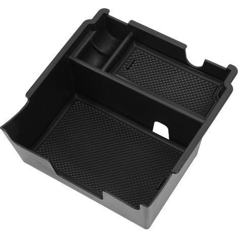 Console centrale in ABS nero con bracciolo antiscivolo, contenitore portaoggetti di ricambio per Subaru Impreza 2016-2022 (1/5)