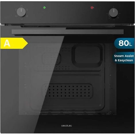 Cecotec Horno Convencional 80L Bolero Hexa C126410 Glass Black A
