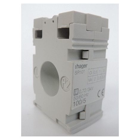 Transformateur d intensité 100-5A HAGER SR101