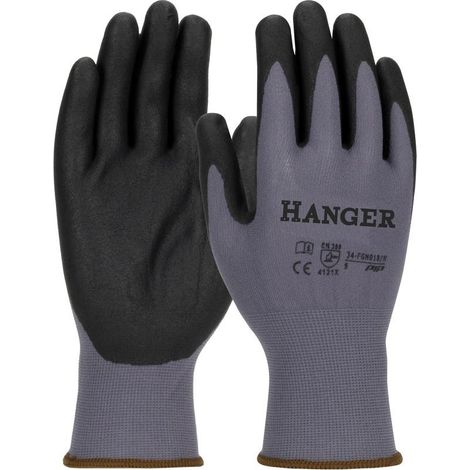 Hanger H-Dex T 11 Guantes nitrilo negro Paquete de 3