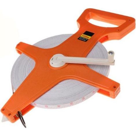 Ruban De Mesure - Fibre De Verre 100 M - Pour Chantier Extérieur Et Travaux Professionnels - Largeur 12,5 Mm (1/5)
