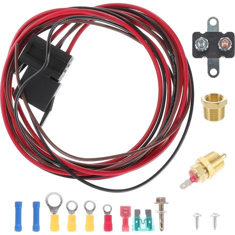Thermostat Kit Électrique pour Ventilateur de Refroidissement 12v (1/5)