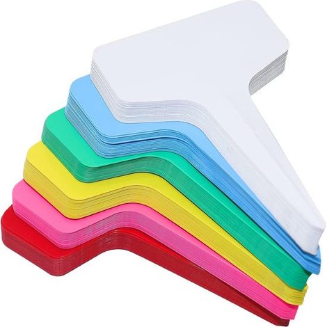 600 piezas, 6x10 cm, Juego de 600 etiquetas para plantas, letreros para huertos, etiquetas, Etiquetado de plantas con estacas (1/5)