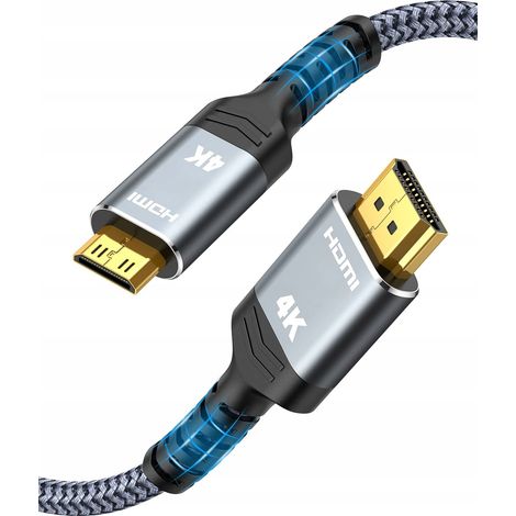 Snowkids Mini-HDMI-Kabel für HDMI-Fernseher – Mini-HDMI 1,8 m