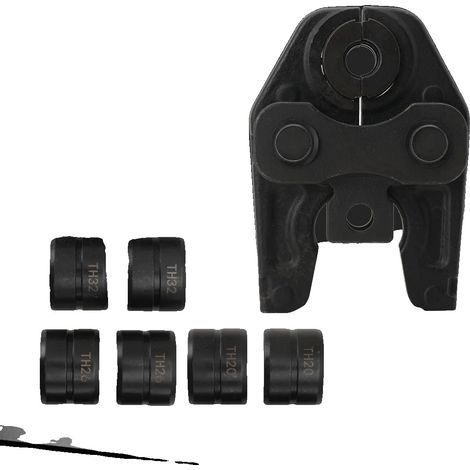 Crimpzange, Edelstahl, kompatibel mit PEX-Rohrgrößen, hohe Druckbeständigkeit, ergonomisches Design, kompatibel mit TH-Formen (1/5)
