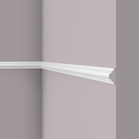 NMC – Dado rail 38mm high x 18mm wide – Lightweight HDPS – Water and humidity resistant – For kitchens and bathrooms – Easy to install (1/6)