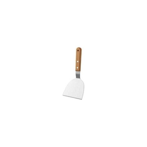 Ensemble de 2 spatules, facile à utiliser, idéale pour griller et cuisiner, couleur bois naturel (1/3)