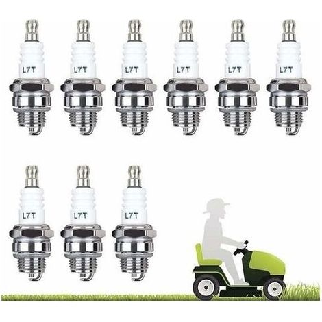 Set of 10 Spark D\\'ignition L7T Spark Tronconneuse Cutter Mower for Engine to Two Time Size Hedge Cutter (1/5)