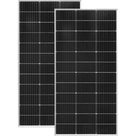 Pannello solare impermeabile, ad alta efficienza, 2 pezzi 19,8 V 150 W (1/2)