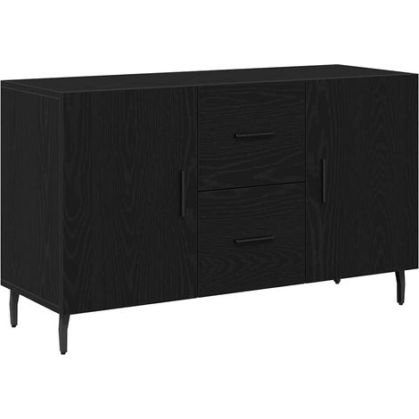 Maison Exclusive - Aparador Roble Negro 100 x 36 x 60 cm Madera d