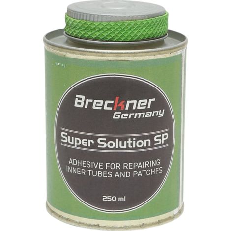 Adesivo vulcanizzante a freddo trasparente per toppe per camere d'aria Super Solution SP 250ml Breckner Germany