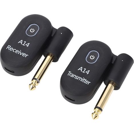 Système sans fil 2,4 GHz pour guitare avec une portée de 30 mètres,émetteur-récepteur USB pour violon électrique (1/5)