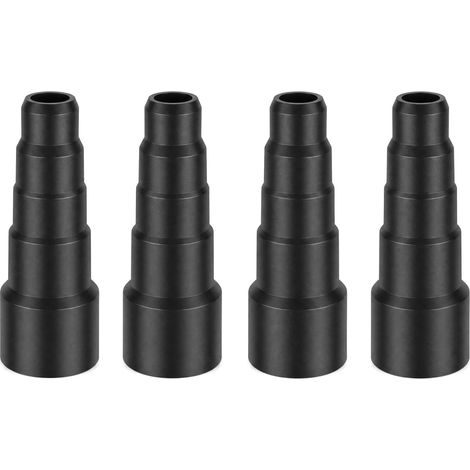 4 Pièces Adaptateur Tuyau Aspirateur, Raccord Réducteur 22-50 mm, Embout Découpable 5 Niveaux, Accessoire de Connexion pour Outils Électroportatifs, Atelier Garage et Aspiration Poussière (1/5)