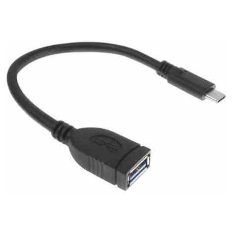 ACT AC7340 Adaptateur OTG USB C OTG vers USB 3.2 Compatible avec Smartphones Longueur 0,2 m Noir