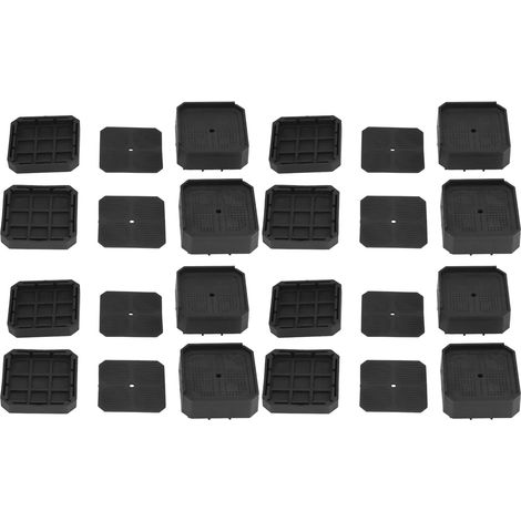 8-teiliges Set L-förmiger, rutschfester und stapelbarer Möbelfüße für Waschmaschine, Tisch und Stühle (1/5)