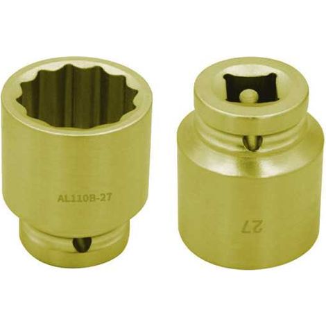 Llave de vaso de impacto 1/2' antichispa Al-Br 19 mm ALYCO