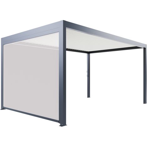 Store Zippé Gris Anthracite 3m Pour Pergola S et SV Orial made in France (1/3)
