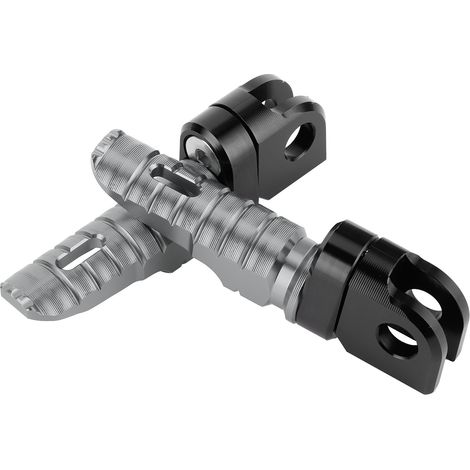 Paar vordere Fußrasten aus Aluminiumlegierung, passend für Kawasaki Ninja Z125 PRO Z250/SL Z400 Z900Titanium (1/5)