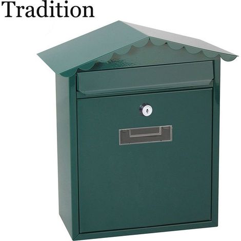 Boîte Aux Lettres Verte Sécurité Et Durabilité - (1/3)