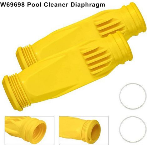 W69698 Pool Cleaning Diaphragm with Retaining Ring, Zodiac Baracuda G3 G4 Diaphragm Replacement 2-Pack -- W69698 (2-Pack) (1/4)